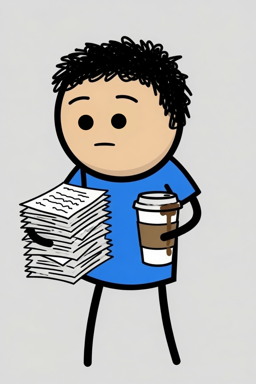 Sam, The intern, Synthetica – Mid webcomic character portrait